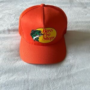 Orange Bass Pro Shops Hat